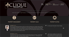 Desktop Screenshot of cliqueproperty.com.au